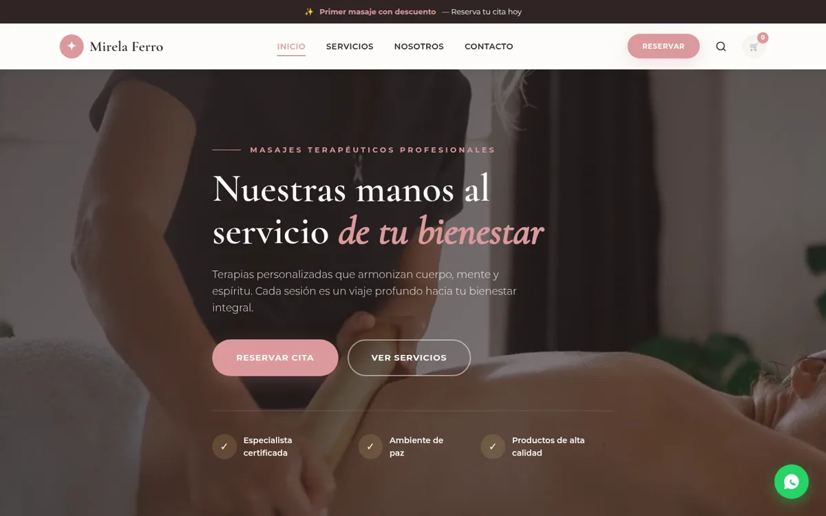 Web de Mirela Ferro