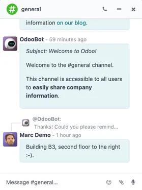 Panel comercial de Odoo
